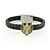  PU And Stainless Steel Wolf Men' Bracelet