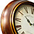  Santiago reloj de pared en color bronce