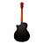  41 "golfinho esculpir canadian spruce plywood cutaway violão jumbo com caixa show