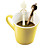  Novelty Little Doll Head Stir Stick