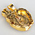  4GB Dragon Style USB Flash Drive Necklace (Gold)