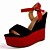  NILA - Wedge Wedge Hæler Leatherette