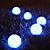  7.5V Outdoor LED Light in Ball Shape - Color Changing