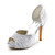  Satin Stiletto Heel Peep Toe / Platform With Ruched Wedding / Party Evening Shoes (More Colors Available)