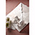  Personalized Flora Style Tri-folded Wedding Invitation With White Bow (Set of 50)