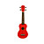  yadars - ukulele soprano avec housse / pitch pipe / pics / capo (multicolore)