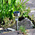  confezione da 8 bianco LED ricaricabile a energia solare giardino luce in acciaio inox prato