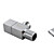  Brass Angle Valve with Stainless Steel Square Escutcheon