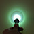 Slim Mini 2 Modes Zoom LED Flashlight Keychain with Clip