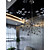  MEADE - Lampadario stile moderno in cristallo con 15 lampadine