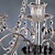  Chrome Finish Candle Crystal Chandelier with 8 lights (K9 Crystal)