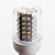  E27 66x3528 SMD 3,5 W 430lm 2800-3200K varm hvit lys ledet mais pære (220-240V)