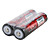  marsfire 18650 3,7 V 3100mah oplaadbare li-ion-batterijen (2-pack, rood)