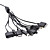  universal, 10-in-1 USB flexible por cable (58 cm, negro)
