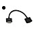  Masculino 30PIN a cabo de extensão fêmea para iphone 4, 3GS 4s, 3g, o ipad novo e ipods (20cm)