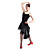  vestido de poliéster mulheres de dança latin / moderno