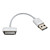  USB lader voor iPhone 4, 4s, 3G, 3GS, de nieuwe iPad en ipods (12 cm, wit)