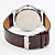 Men's Waterproof PU Analog Quartz Wrist Watch gz0009017 (Brown)
