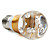  E27 3W RGB Light Golden Shell LED Crystal Ball Bulb (85-265V)