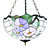  Tiffany Pendelleuchte mit 3 Leuchten in Pink Blossom Design