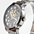  Men's Stylish Mechanical Analog Wrist Watch (Black)