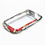  Large Flower Pattern Full Body Back Case and Bumper Frame for Blackberry 9850/9860 (Red)