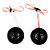  DIY High Power 500W Auto Car Speakers with Mounting Accessories, DC 12V, Pair