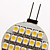  G4 1-1.5W 24x3528 SMD 50-60LM 2800-3200K Warm White Light LED Spot Bulb (12V)