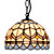  60W Tiffany Pendant Light with 1 Light