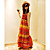  bohemio de algodón vestido de tubo largo