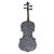  Kinglos - (HB-1307) 4/4 Fine-Zebras Design Solid Spruce Violin Outfit
