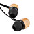  3,5 mm stereo træ in-ear hovedtelefoner