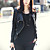  Long Sleeve Turndown Collar Evening/ Career PU Jacket  (More Colors)