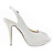  SIERRA - Slingbacks Hochzeit Pfennigabsatz Satin