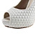 Fabric Stiletto Heel Peep Toe / Pumps Wedding / Party Evening Shoes