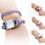  tiempo de las mujeres de piel pu estilo de la banda analógica reloj pulsera de cuarzo (colores surtidos)
