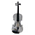  Kinglos - (HB-1304) 4/4 Golden Flower Design Solid Spruce Violin Outfit (White)