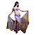  3-piezas dancewear de poliéster con abalorios vientre rendimiento traje de baile para las damas más colores