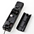  tofarget MotionPlus Remote og Nunchuk-kontrolleren til Wii / Wii u (sort og hvit)