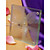  "Fall in Love" Frosted Leaf Design Glass Coasters(set of 2)