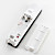  dual-color motionplus remoto y el Nunchuk de Wii / Wii U (blanco y negro)