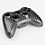  Carcasa de Estilo de Fibra de Carbono para el Mando del Xbox 360 Inalámbrico - Negro