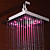  Chrome LED Rain Shower Head 1039-M4302