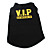  VIP Style Cotton Dog Shirt (XS-L, Black)