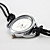  Analoge Damen Uhr, Quartz, mit Perlenbesetztem Schmuck Armband im Schnur Design (Verschiedene Farben)
