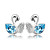  Romantic Swan Lake Austrian Crystal In Real Platinum Plated Ladies' Earrings (More Colors)