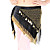  dancewear fluweel met munten / beading praktijk buikdans heupsjaal voor dames meer kleuren