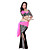 Dancewear Spandex With Animal Print/Flower Belly Dance Outfit For Ladies More Colors