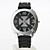  Unisex Cross Shaped Silicone Analog Quartz Wrist Watch (Black)