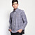  camisa para hombre de verificación informal 'de algodón de manga larga